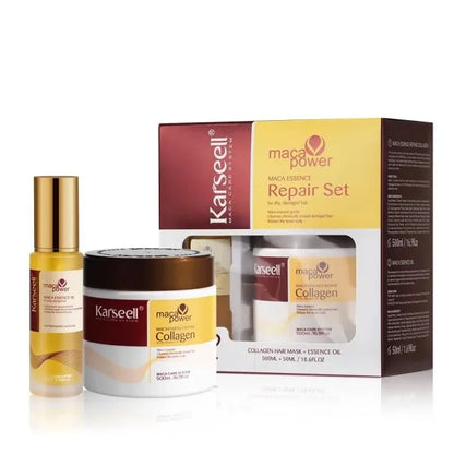 Buy 1Get 1Free Karseell Collagen Hair Mask +GET FREE Hair OIL SERUM