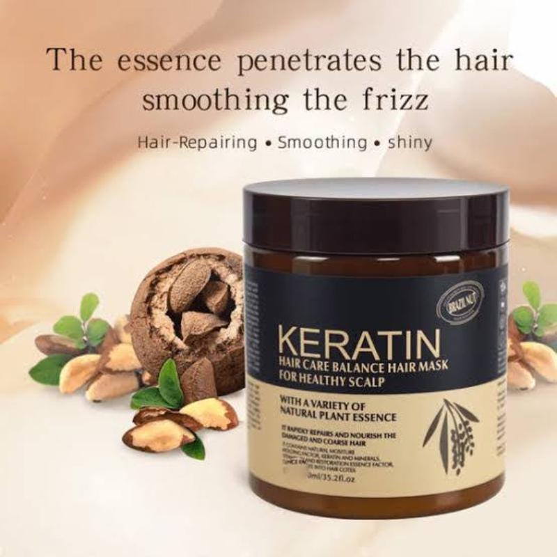 BUY 1 GET 1 FREE Keratin Hair Mask+Hair Food OIL