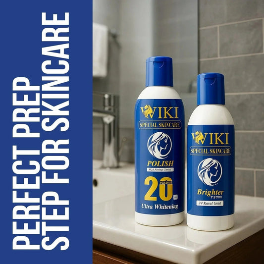 Deal Wiki Special Skin Polish & 24K Gold Brighter Powder Ultra Whitening Formula